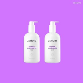 Zeroid Shampoo Roothill Mild Acidic Shampoo 300ml x 2 / 제로이드 샴푸 루트힐 마일드 약산성 샴푸 300ml 2개