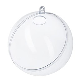 Acrylic Ball with Hole for String Lights, Diameter Approx. 16 cm