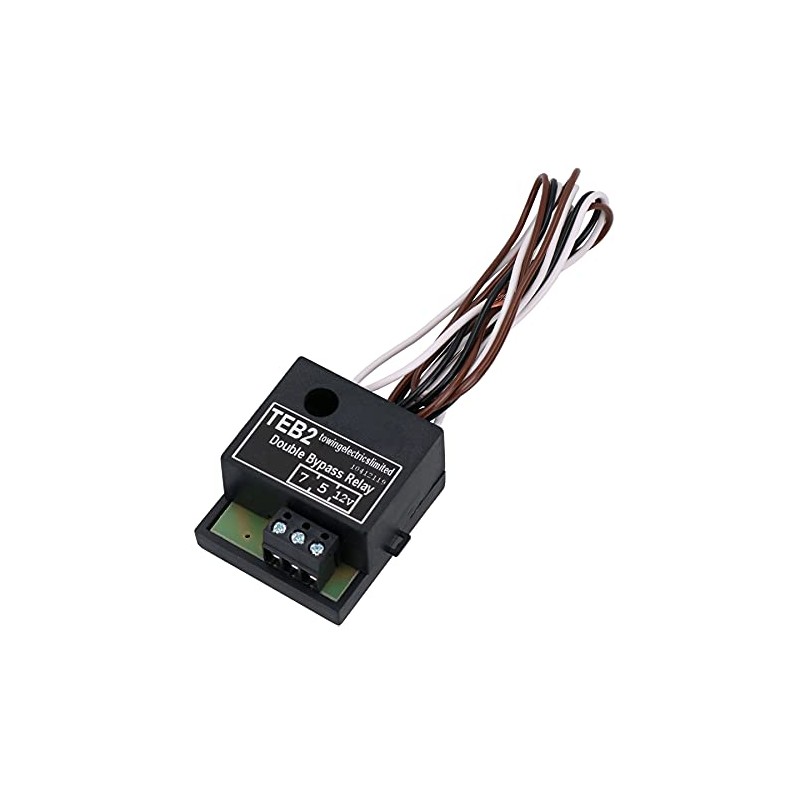 Twin 2 Way 12v Bypass Relay Module for High Load