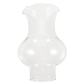Ciieeo Glass Oil Lamp Chimney Replacement 3cm Diameter Vintage Style Transparent Kerosene Lamp Cover Ideal for Lanterns and Oil Lamps