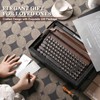 YUNZII QL75 Wireless Typewriter Hot Swap Retro Mechanical Keyboard,Punk Round