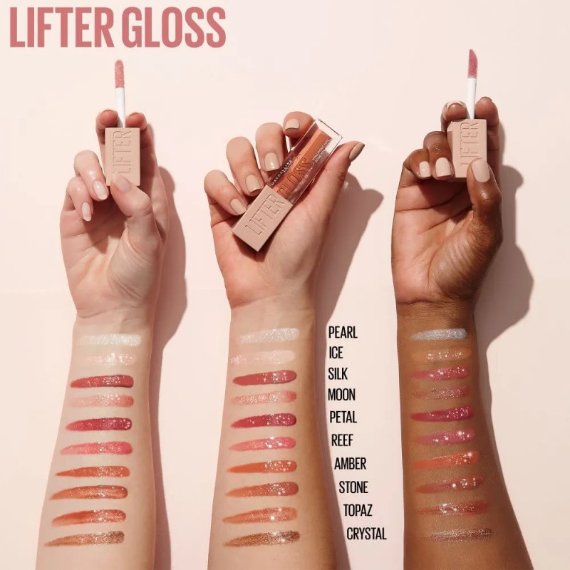 Maybelline Lifter Gloss Brillo acido hialuronico tono 004 Silk 5.4mL