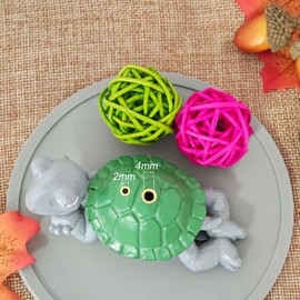 Aisatisforu Turtle Incense Holder for Sticks, Cute Turtle Incense Burner 2 Sizes Hole for Sticks, Turtle Statue Christmas Decorations, Unique Gift for Women Men
