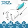 Rainspire Potato Masher Stainless Steel, Mashed Potato Masher Kitchen Tool,