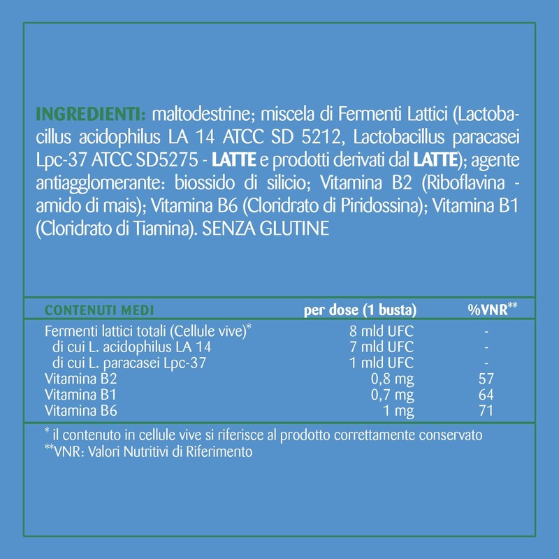 Matt Divisione Pharma Fermenti Lattici Bustine, in Polvere, 30g