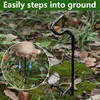 RunNico 2pcs Hunting Blind Bow Holder, Portable Stake With Rubber