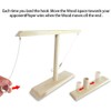 Toss Ring Game Bar Home Drinking Game Toy Wooden Battle