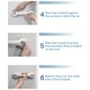 Newthinking Suction Bathroom Grab Rails, Portable Mobility Aids Safety Handle