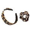ZOONAI Velvet Wide Headband With Velvet Scrunchies for Women Girls,