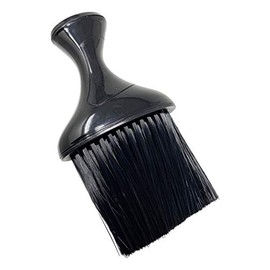 Kobe Professional Hairdressing Black Silhouette Neck Brush - Barber Accessories - Soft Salon Neck Brush For Cutting, Cleaning & Removing Stray Hairs - for Hairdressers & Barbers
