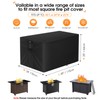 Rectangle Fire Pit Cover,Patio Fire Table Cover Gas Fire Table,