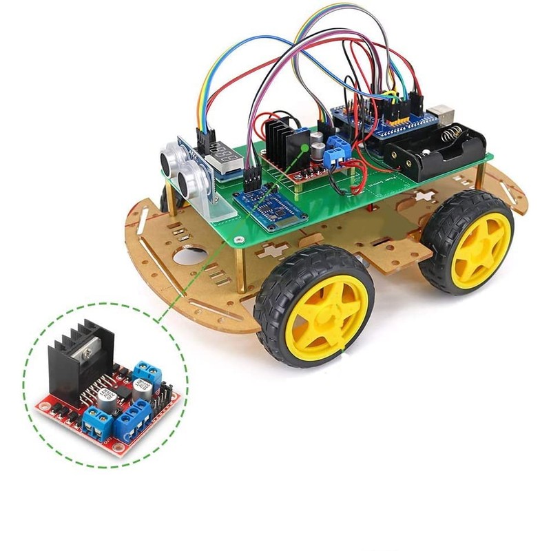 DUBEUYEW L298N Motor Drive Controller Board Module Dual H Bridge