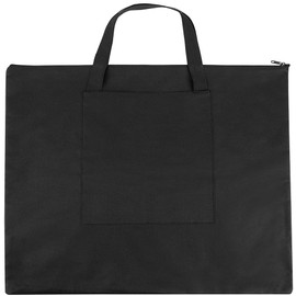 A2 Art Carry Bag Folding Canvas Art Portfolio Carrying Bag Waterproof Drawing Board Bag for Painting Sketching Portable Art Supplies Tote Bag for Drawing Board Paints Pencils, black, Classic