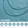 HZ & HY Oversized King Bedspread, Ultrasonic Coverlet Bedding Set,