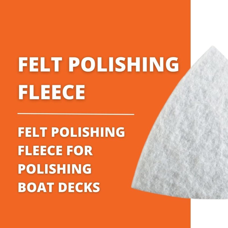 FEIN FMM-Accy x 5 Felt Polishing Pad for Marine Master,