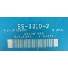 SWAGELOK SS-600-3 3/8" TUBE OD, STAINLESS STEEL, TUBE FITTING, UNION