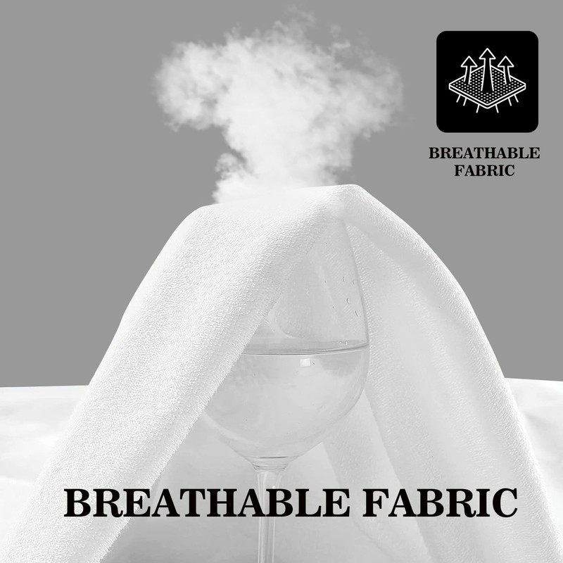 1Above 100% Waterproof Mattress Protector, Anti-Allergy and Breathable Material Mattress