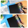 HABGP 24 Plastic Folders with Multi Pockets, 12 Colors, Office