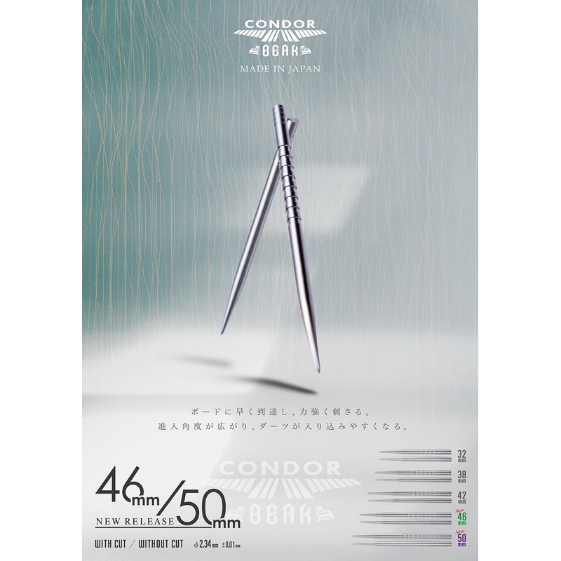 CONDOR BEAK Pre-cut 1.8 inches (46 mm)