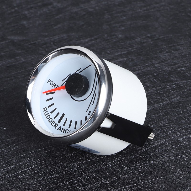 52mm Universal Boat Rudder Angle Indicator 0-190ohm Signal with Rudder
