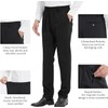 LETAOTAO Mens Elastic Waist Pants for Seniors High Stretch Expandable