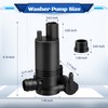 HHCSOP Windshield Washer Pump, Replacement for Ford Edge Explorer Fiesta