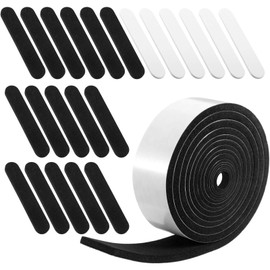 Outus Outus 23 Pieces Hat Size Tape Reducer Hat Sizer Insert Foam Reducing Tape Roll self Adhesive(White+Black)