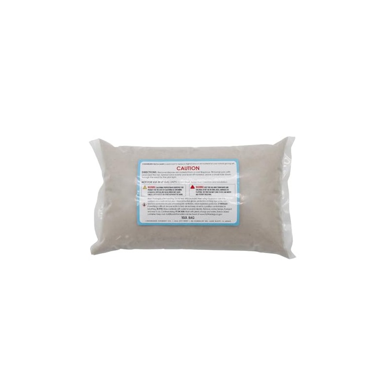 CleanBurn Silica Sand - 10 Pound Bag