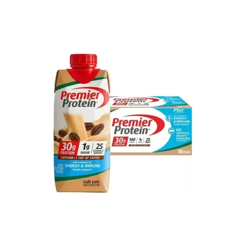 Premier Protein Batido De Proteína. Sabor Café Latte 18pack
