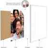 anozie 16x16 Picture Frame White, Display Pictures 12x12 with Mat