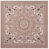 Rothco Trainmen Paisley Jumbo Bandana 27" x 27", Khaki