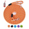 100FT Extra Long Dog Leash for Dog Training, Reflective Threads