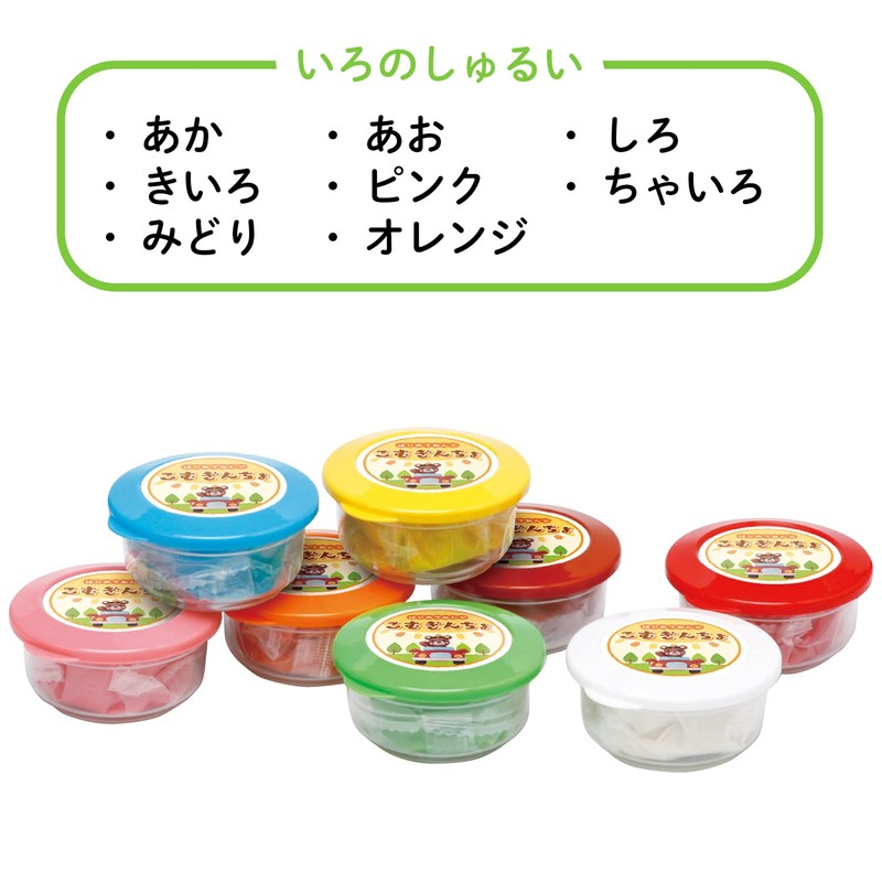 Gimpo A-KGN8ZFR Komugincho 8 Color Set, 1.2 oz (35 g)