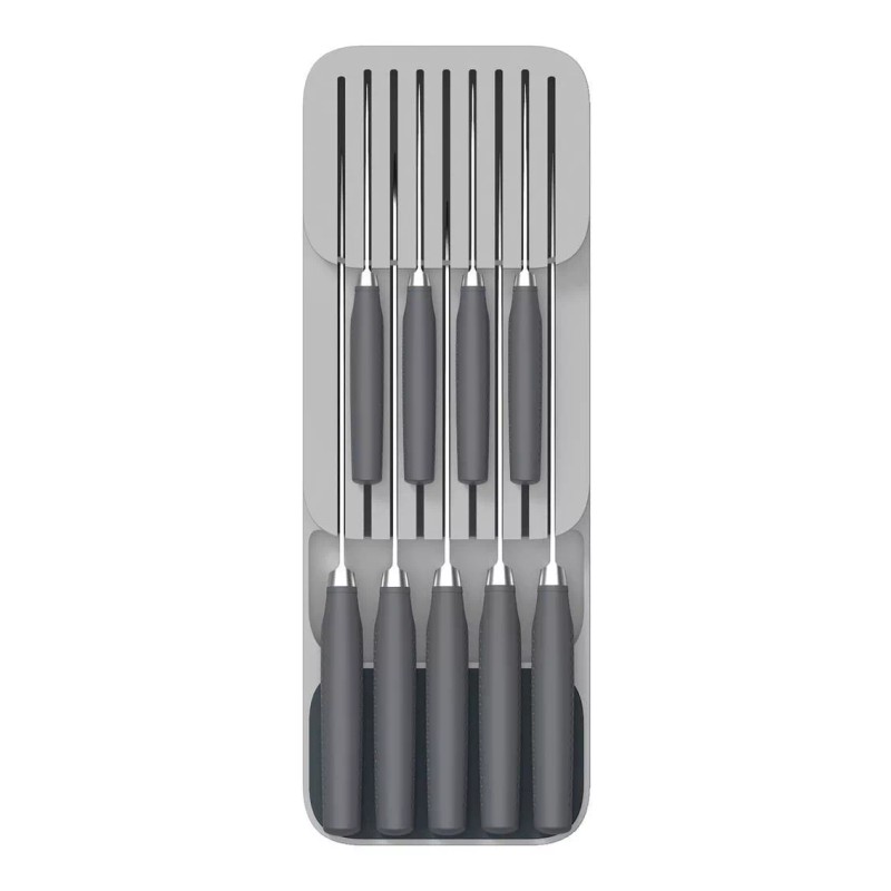 CL Organizador Cuchillos Para Cajon De 2 Niveles Con 18