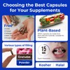 ATLEMISME Empty Vegan Capsules Size 00 - Vegan Capsules Empty
