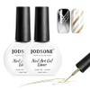JODSONE 10ml Nail Art Gel Liner Glitter Gold Sliver Gel