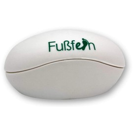 Fußfein Hornhautentferner (100% Anti-Hornhaut Effekt) Hornhaut Entfernen mit Edelstahl-Raspel und Auffangbehälter