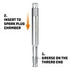Powerbuilt 12mm Back Tap Spark Plug Thread Repair Tool, Straightening