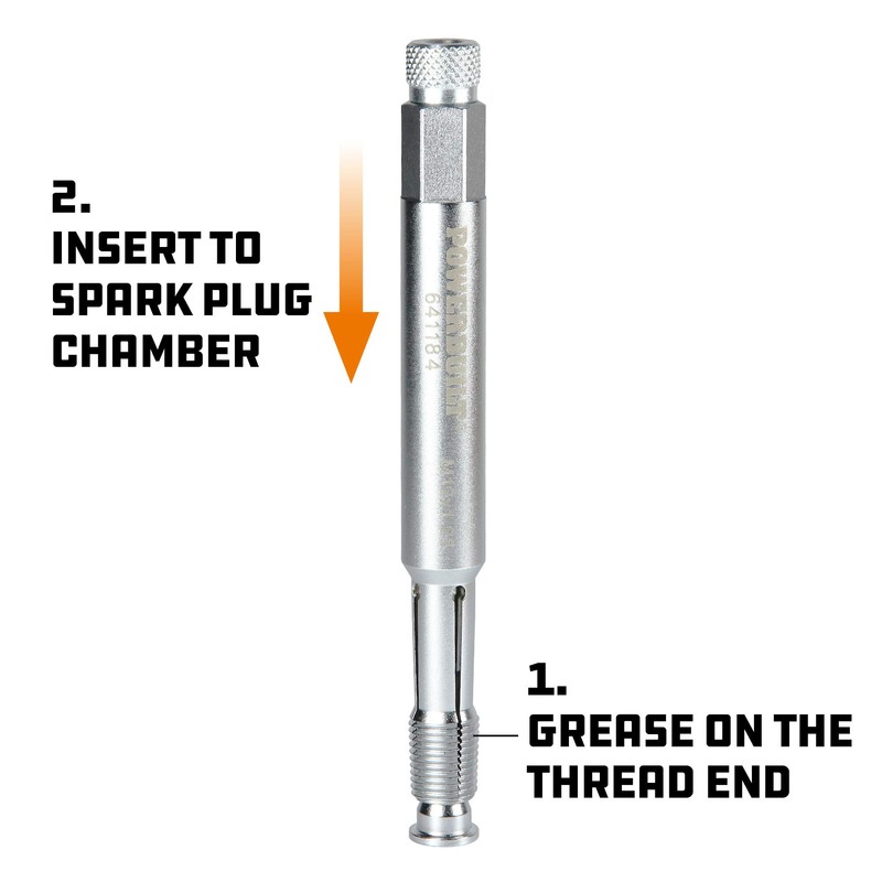 Powerbuilt 12mm Back Tap Spark Plug Thread Repair Tool, Straightening