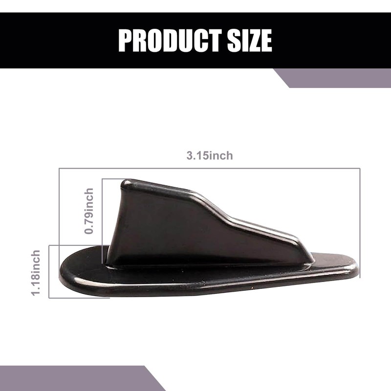 Shark Fin Shark Fin Set Kit Compatible with Spoiler Roof