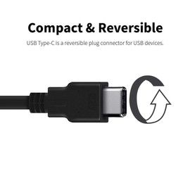 USB 3.0 Type-C Fast Charging and Data Cable Compatible with Sony WF-SP800N! (18W Black 1M 3.2ft)