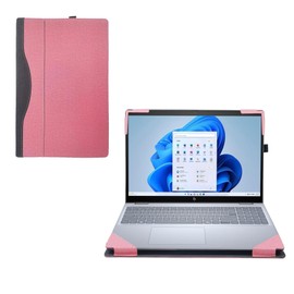 RUNMEIJIA Laptop Cover for Dell Latitude 5450 5440 5430 5420 Series 14 inch 2021～2024 Notebook PC .2-in-1 Detachable PU Leather Notebook Sleeve(Black)