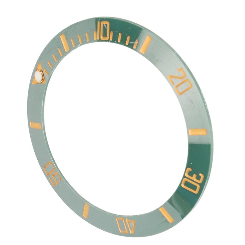 40mm Diameter Watch Bezel Insert Ring Clear Scale Luminous Ceramic