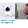 Babysense Additional Camera for Baby Video Monitor V43, Remote Pan