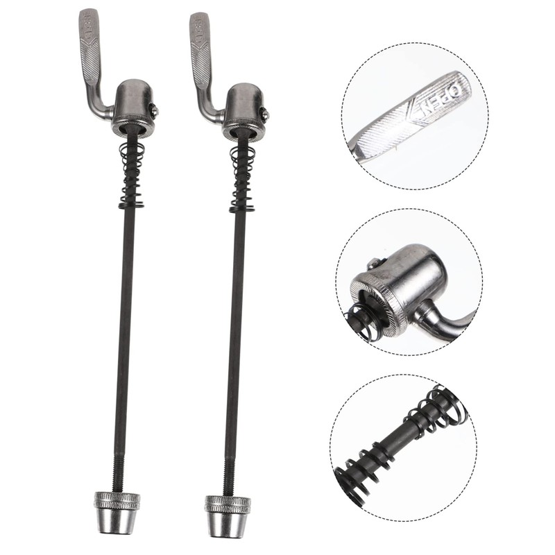 Mipcase 2Pcs Quick Release Skewer Axle for Indoor Trainer Steel