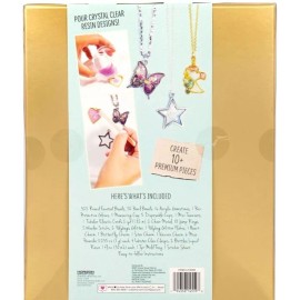 STMT D.I.Y. Resin Jewelry Studio Complete Making Kit Arts & Crafts Beads Charms