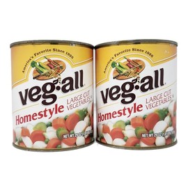 2 Pack of Homestyle Veg All 29oz Cans Large Cut Vegetables