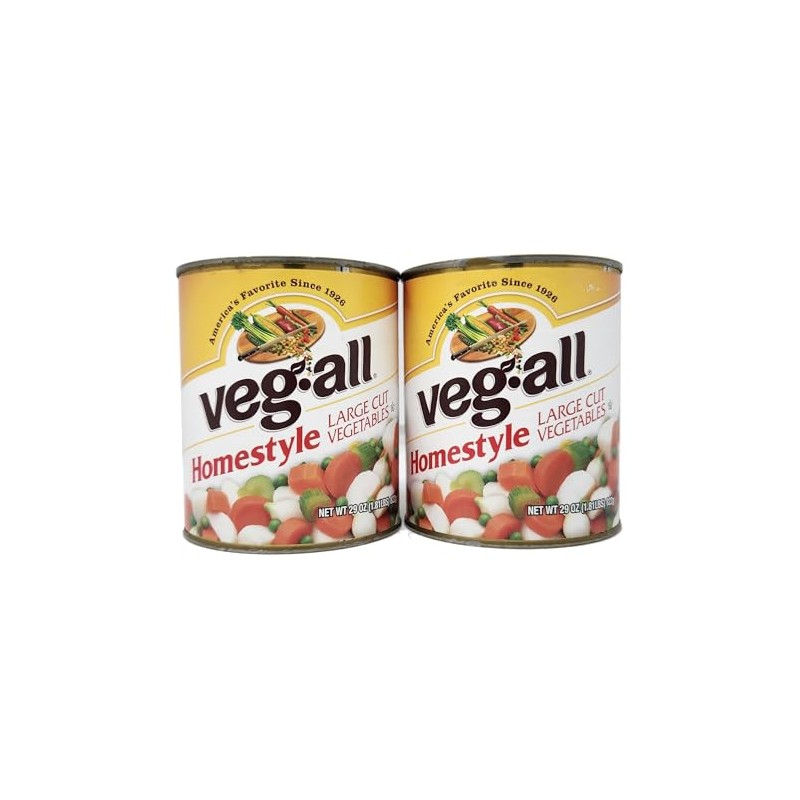 2 Pack of Homestyle Veg All 29oz Cans Large Cut