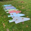 LAN&LAN Washable Checked Tablecloth with Fabric, Tablecloths High Quality Made,