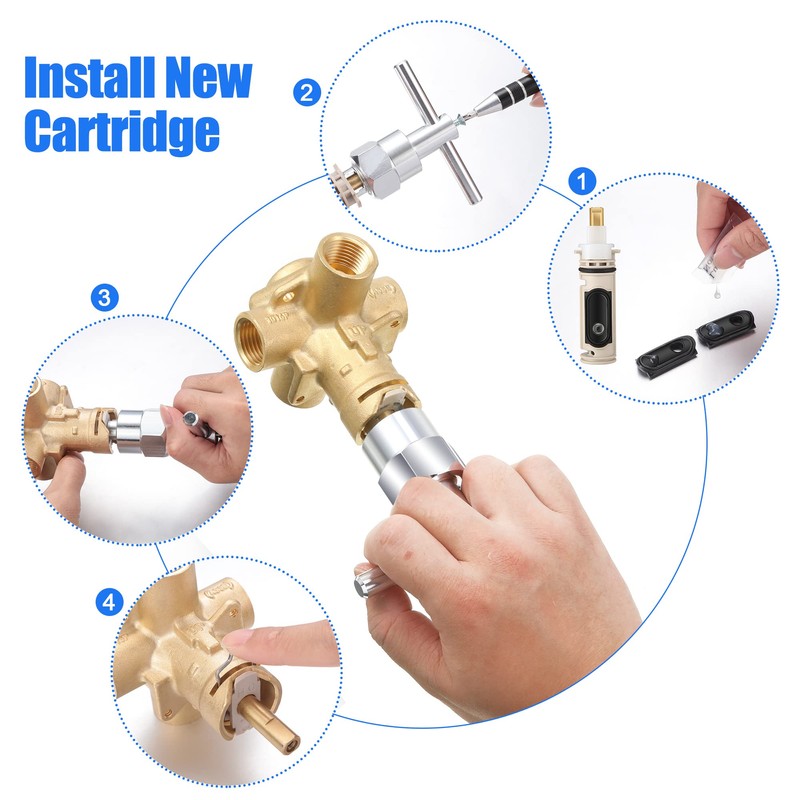 Enhon 1 Pack 1222 Replacement Cartridge Compatible with Moen with